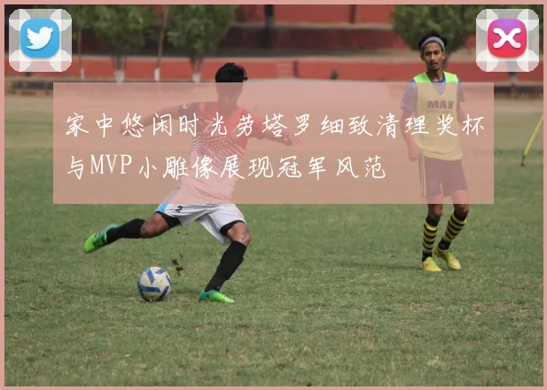 家中悠闲时光劳塔罗细致清理奖杯与MVP小雕像展现冠军风范